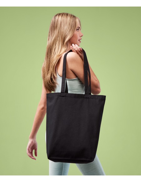 NUT-RL660-Cabas en toile recyclée premium « à fond plat »