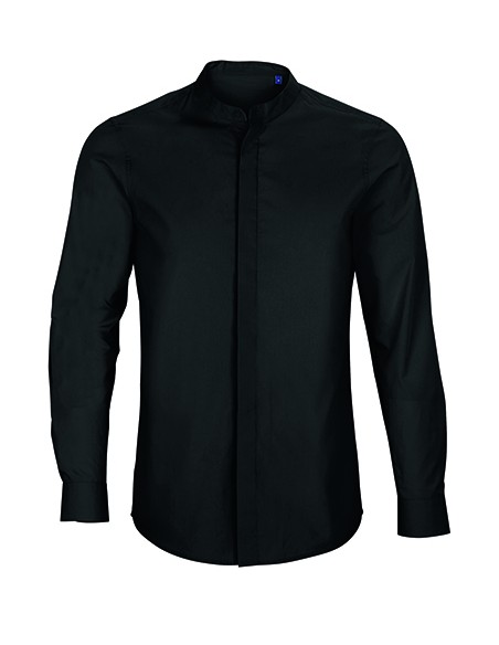 N-03792-Mens Mao Collar Shirt Bart