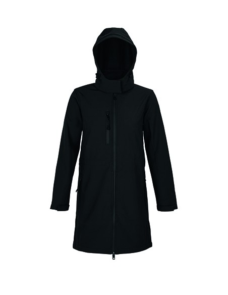 N-03794-Womens Long Softshell Coat Achille