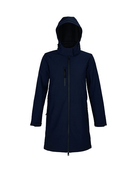 N-03794-Womens Long Softshell Coat Achille