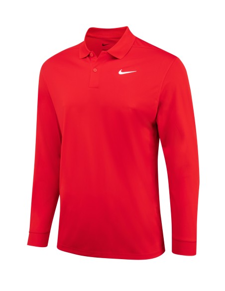 N-NK354-Nike Dri-FIT Victory solid long sleeve polo