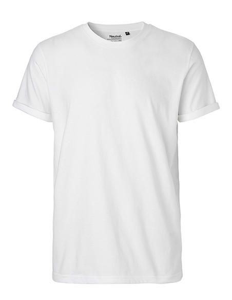 N-O60012-Mens Roll Up Sleeve T-Shirt