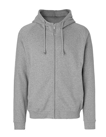 N-O63401-Unisex Hoodie With Hidden Zip
