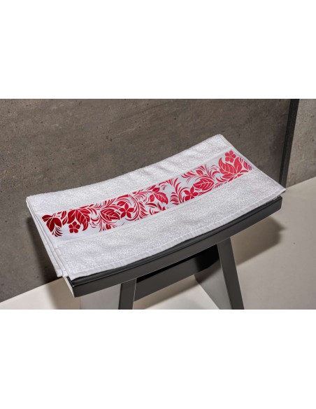 O-OLS400-OLIMA TOWEL WITH SUBLIMATION BORDURE