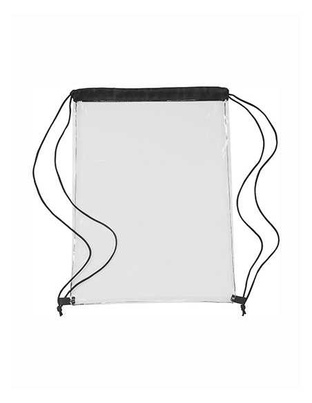 P-0927-Transparent PVC Drawstring Backpack