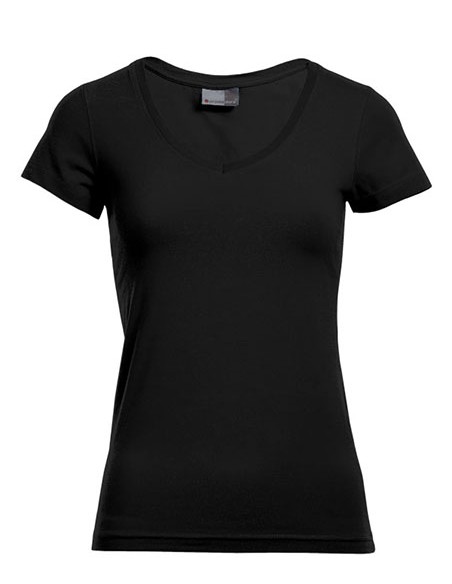 P-3086-Womens Slim Fit V-Neck-T