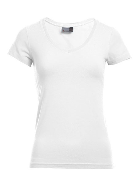 P-3086-Womens Slim Fit V-Neck-T