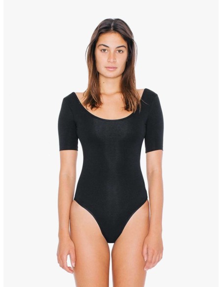 A-AA8373-WOMEN'S COTTON SPANDEX DANCE BODYSUIT