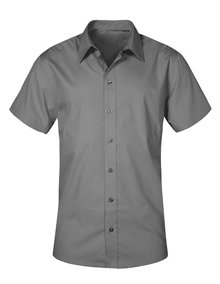 P-6300-Mens Poplin Shirt Short Sleeve
