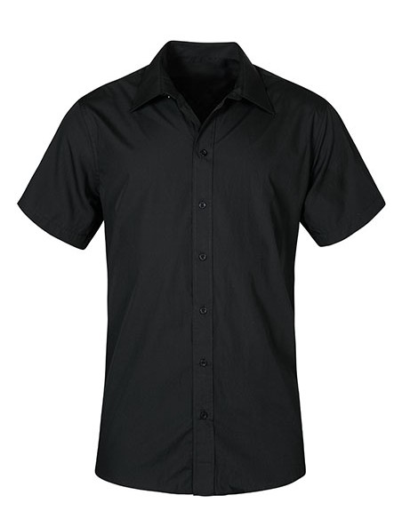 P-6300-Mens Poplin Shirt Short Sleeve