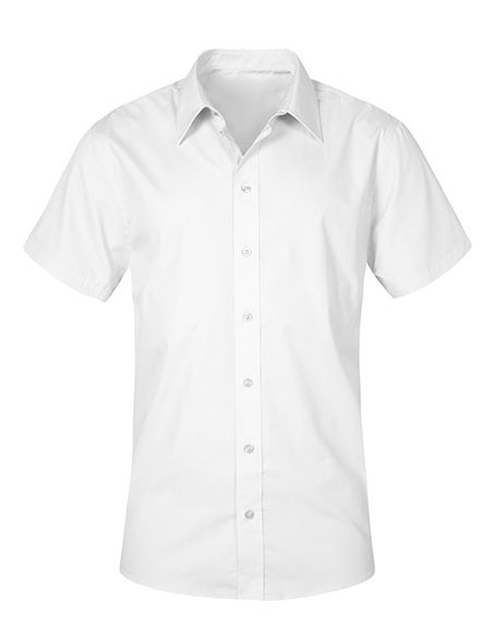 P-6300-Mens Poplin Shirt Short Sleeve