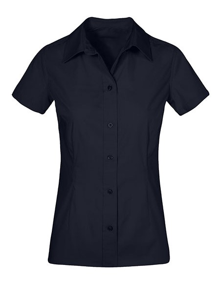 P-6305-Womens Poplin Shirt Short Sleeve