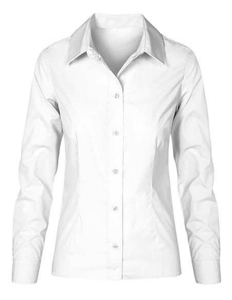 P-6315-Womens Poplin Shirt Long Sleeve