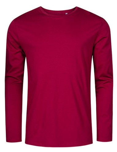 XOB-1465-Mens Roundneck T-Shirt Long Sleeve
