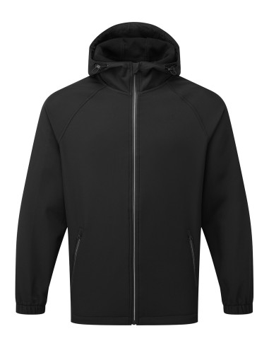 278-TS009-Veste coupe-vent à capuche double épaisseur
