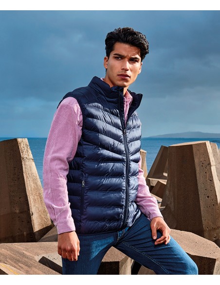 278-TS017-Veste sans manches avec coutures thermocollées Mantel