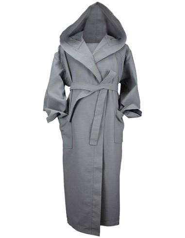 ART-AR028-Robezz® Waffle Bathrobe With Hood
