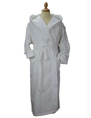ART-AR029-DeLuxe Velour Bathrobe with hood