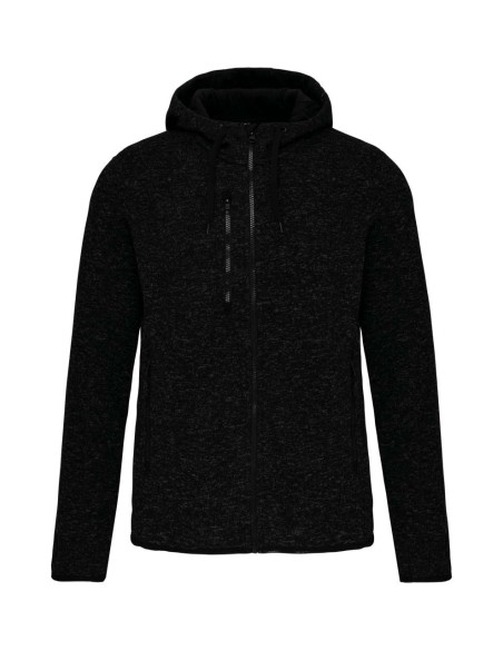 P-PA365-MEN'S HEATHER HOODED JACKET