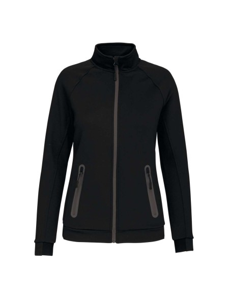 P-PA379-LADIES' HIGH NECK JACKET