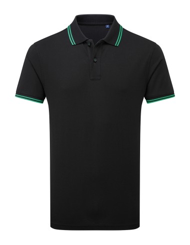 ASQ-AQ011-Mens Classic Fit Tipped Polo