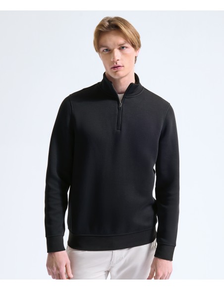 ASQ-AQ035-Mens Quarter Zip Premium Sweatshirt