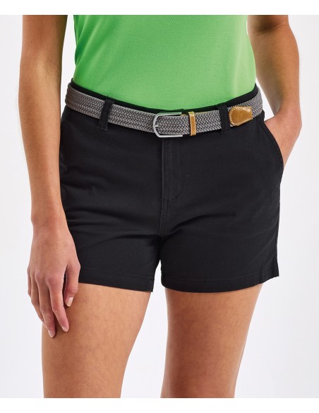 ASQ-AQ061-Short en coton coupe classique femme