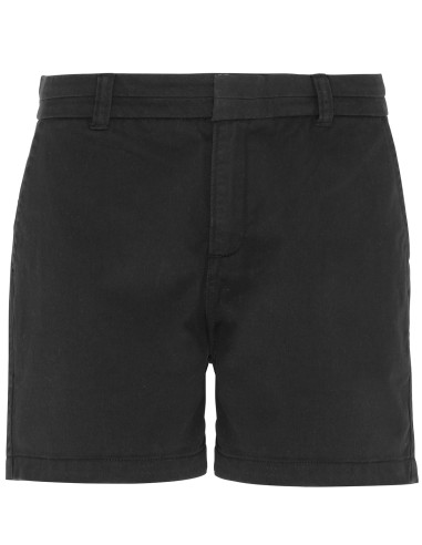 ASQ-AQ061-Short en coton coupe classique femme