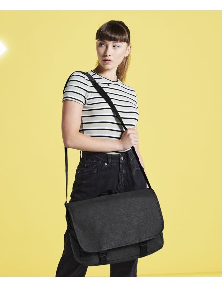 BAG-BG218-Besace à ordinateur chinée