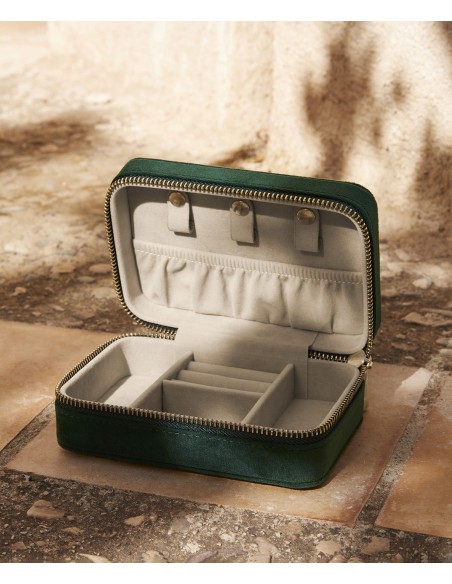 BAG-BG710-Velvet Travel Jewellery Box