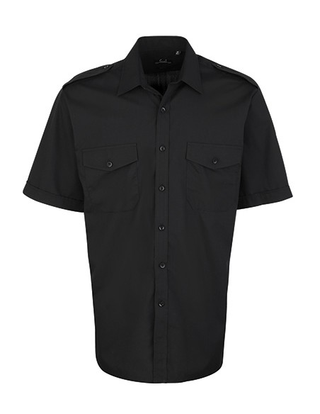 P-PR212-Pilot Shirt Short Sleeve