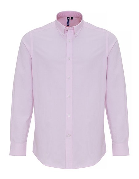 P-PR238-Mens Cotton Rich Oxford Stripes Shirt