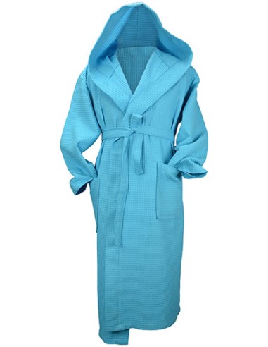 ART-AR028-Robezz® Waffle Bathrobe With Hood