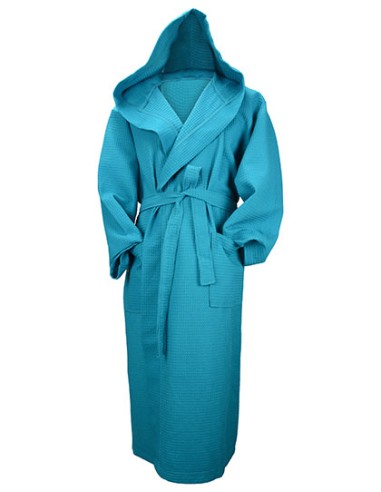 ART-AR028-Robezz® Waffle Bathrobe With Hood