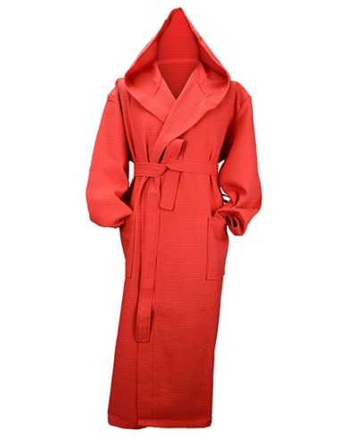 ART-AR028-Robezz® Waffle Bathrobe With Hood