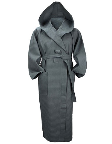 ART-AR028-Robezz® Waffle Bathrobe With Hood