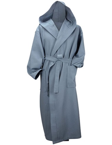 ART-AR028-Robezz® Waffle Bathrobe With Hood