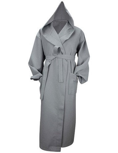 ART-AR028-Robezz® Waffle Bathrobe With Hood