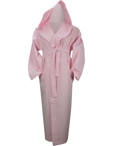 ART-AR028-Robezz® Waffle Bathrobe With Hood