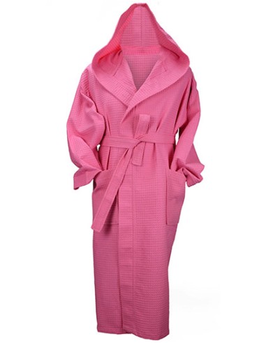 ART-AR028-Robezz® Waffle Bathrobe With Hood