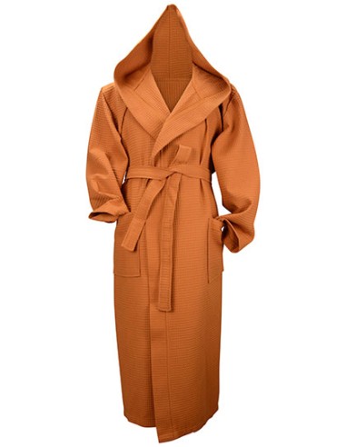 ART-AR028-Robezz® Waffle Bathrobe With Hood