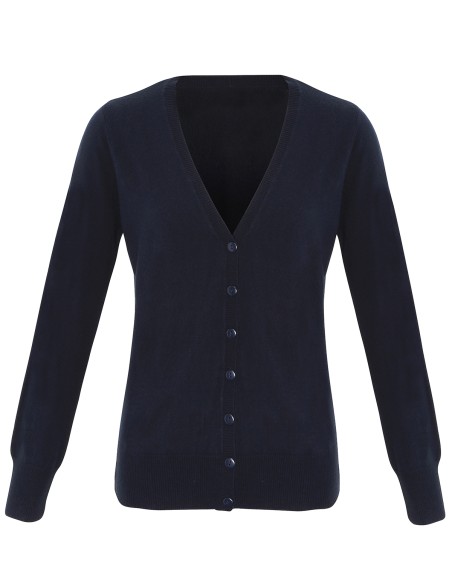 P-PR402-Cardigan "Essential" en acrylique pour femme