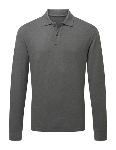 ASQ-AQ030-Mens Classic Fit Long Sleeved Polo