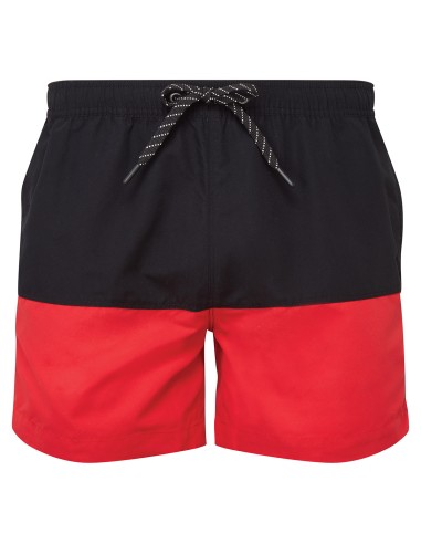 ASQ-AQ056-Mens Block Colour Swim Shorts