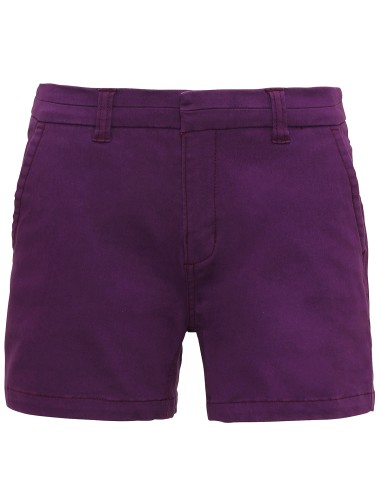 ASQ-AQ061-Short en coton coupe classique femme