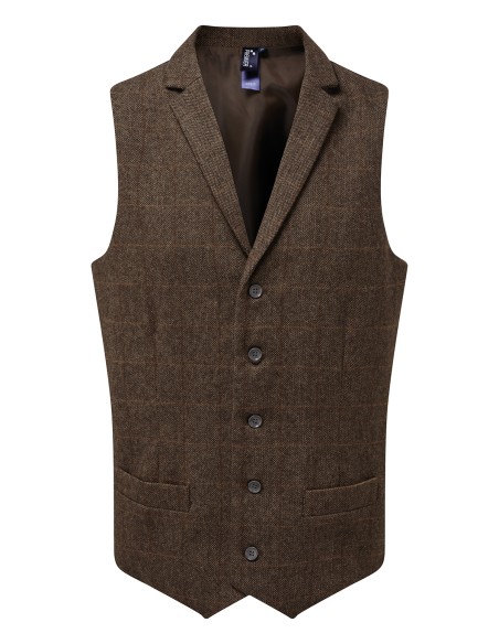 P-PR625-Mens Herringbone Waistcoat