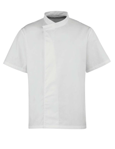P-PR668-‘CULINARY’ CHEF’S SHORT SLEEVE PULL ON TUNIC
