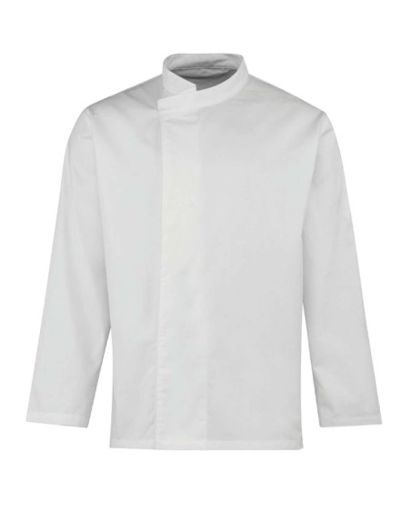 P-PR669-‘CULINARY’ CHEF’S LONG SLEEVE PULL ON TUNIC