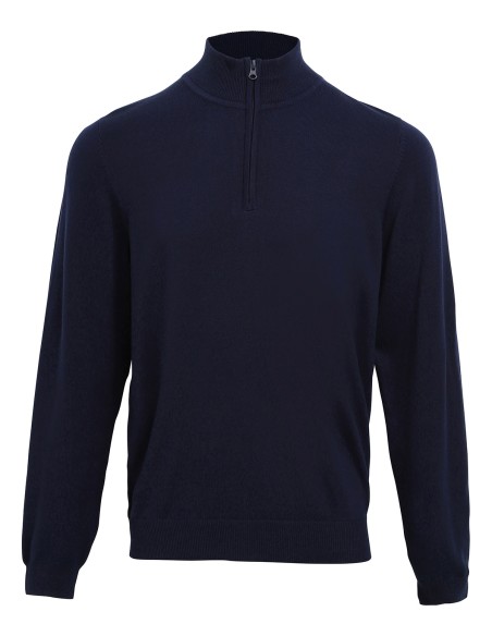 P-PR695-Sweat en tricot 1/4 zip