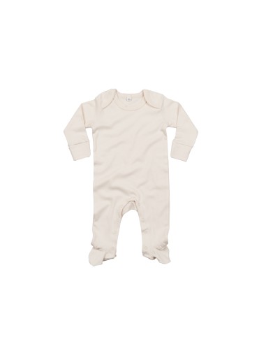 BAB-BZ35-Baby Sleepsuit With Scratch Mitts